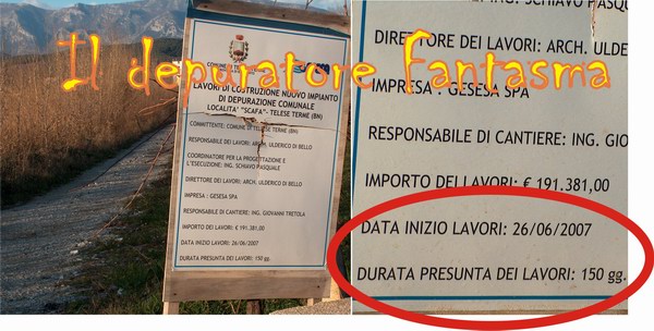 Depuratore telese terme benevento