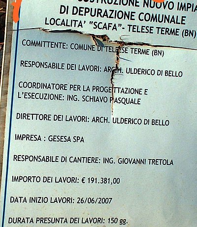 Depuratore telese terme
