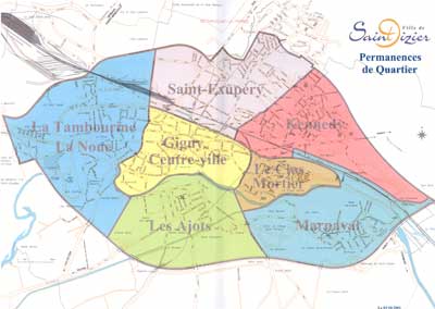 Plan des Permanences de Quartier